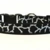Euro Joe Cat Collar Black&White, Marbling