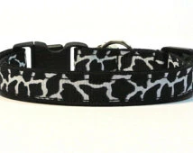 Euro Joe Cat Collar Black&White, Marbling