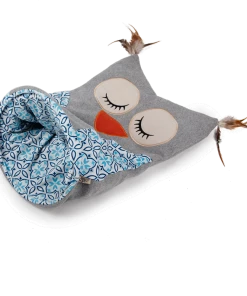 Euro Joe AFP Owl Cat Sack - Grey