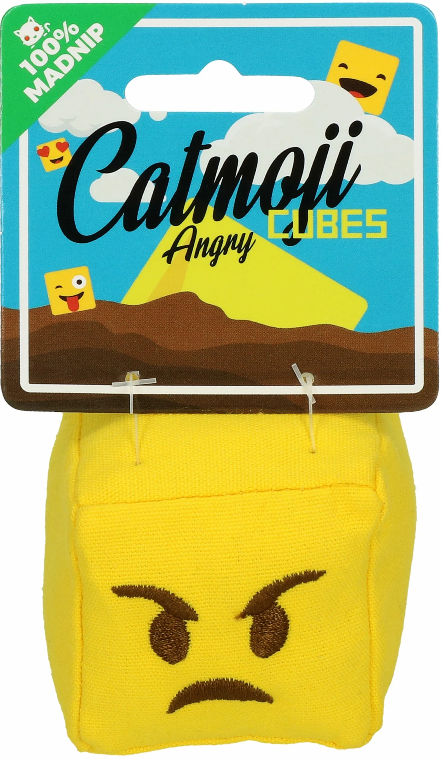 Euro Joe Emoji Cat Cube Angry (met MadNip) - Image 3