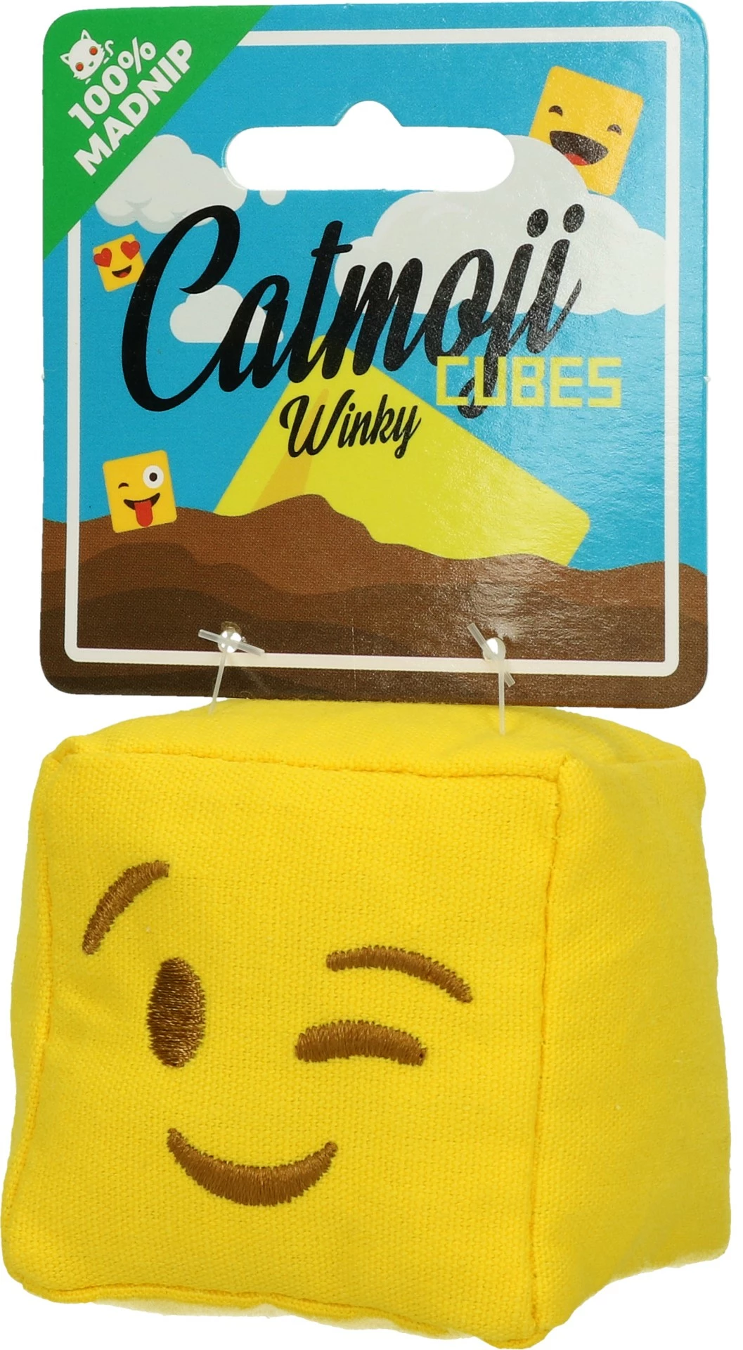 Euro Joe Emoji Cat Cube Winky (met MadNip) - Image 2