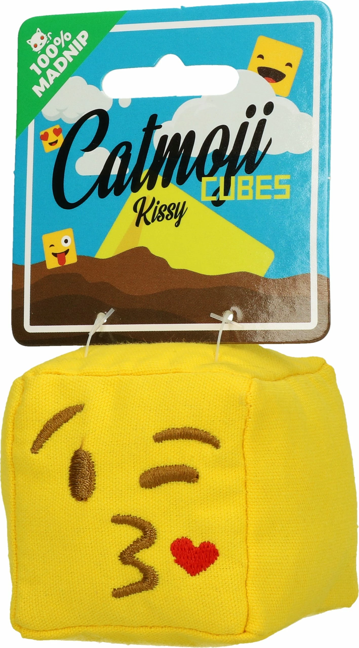 Euro Joe Emoji Cat Cube Kissy (met MadNip) - Image 2