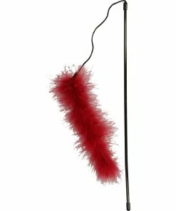 Euro Joe Grumpy Cat Marabou Cat Wand