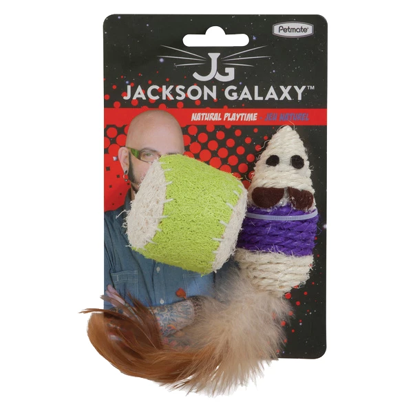 Euro Joe Jackson Galaxy Rope Mouse W/Ball - Image 3