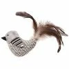 Euro Joe JW Cataction Black And White Bird Toy