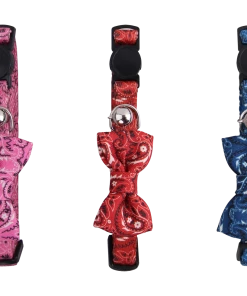 Euro Joe Cat Collar Met Bowknot Rood
