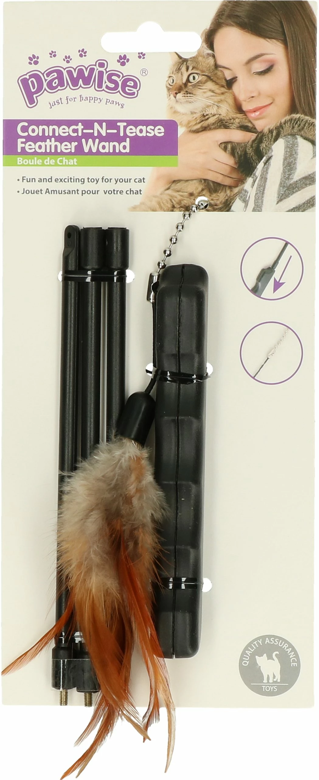 Euro Joe Connect-N-Tease Feather Wand - Image 3