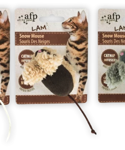 Euro Joe AFP Lambswool-Snow Mouse Catnip
