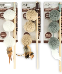 Euro Joe AFP Lambswool-Lamb Kebab Wand Catnip
