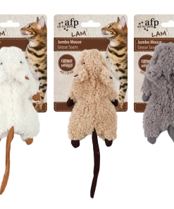 Euro Joe AFP Lambswool-Jumbo Crinkle Catnip Rodent