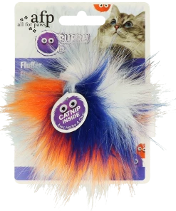 Euro Joe AFP Furry Fluffy Ball Orange
