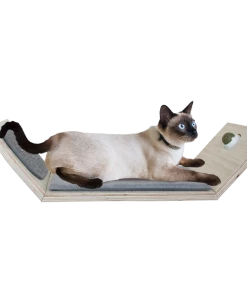 Euro Joe AFP Skywalk - Scratcher Lounge Bed With Catnip Ball