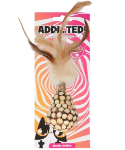 Euro Joe Addicted Wooden Wobbler With Feathers