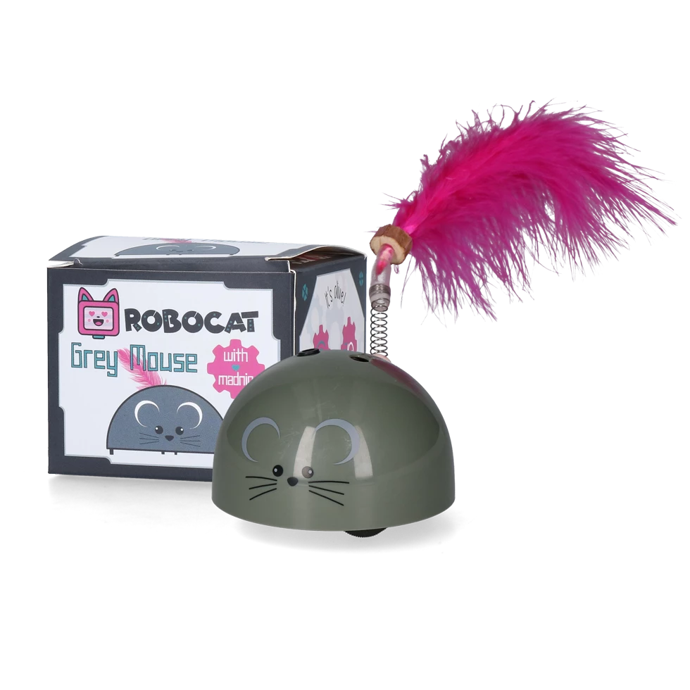 Euro Joe Robocat Grey Mouse
