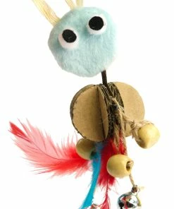 Euro Joe Crazy Cat Wacko Licht Blauw Vol Met Madnip