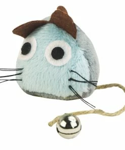 Euro Joe Crazy Cat Funny Mouse Licht Blauw Vol Met Madnip