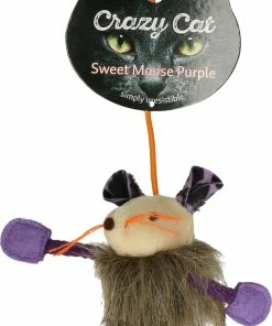 Euro Joe Crazy Cat Sweet Mouse Purple Met 100% Madnip