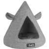 Euro Joe Let's Sleep Pet Cave TeePee Grijs
