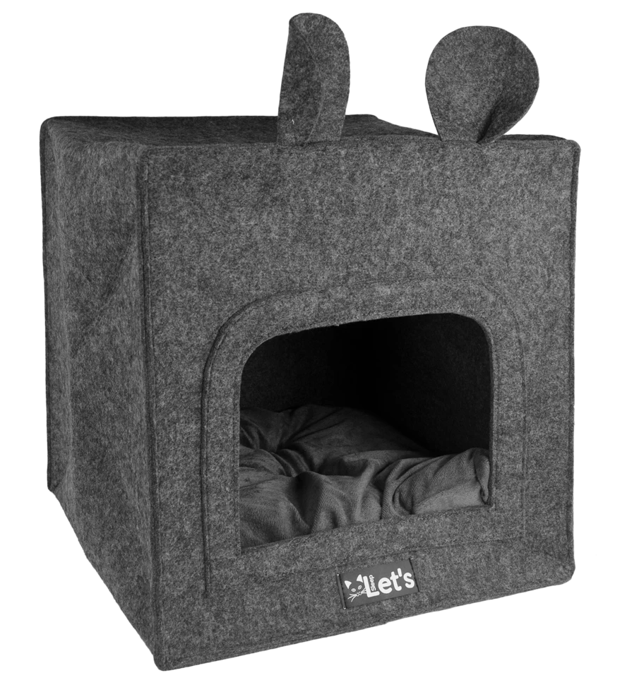 Euro Joe Let's Sleep Pet Cave Chunk Antraciet