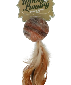 Euro Joe Wooly Luxury Feather Dream Ball Brown