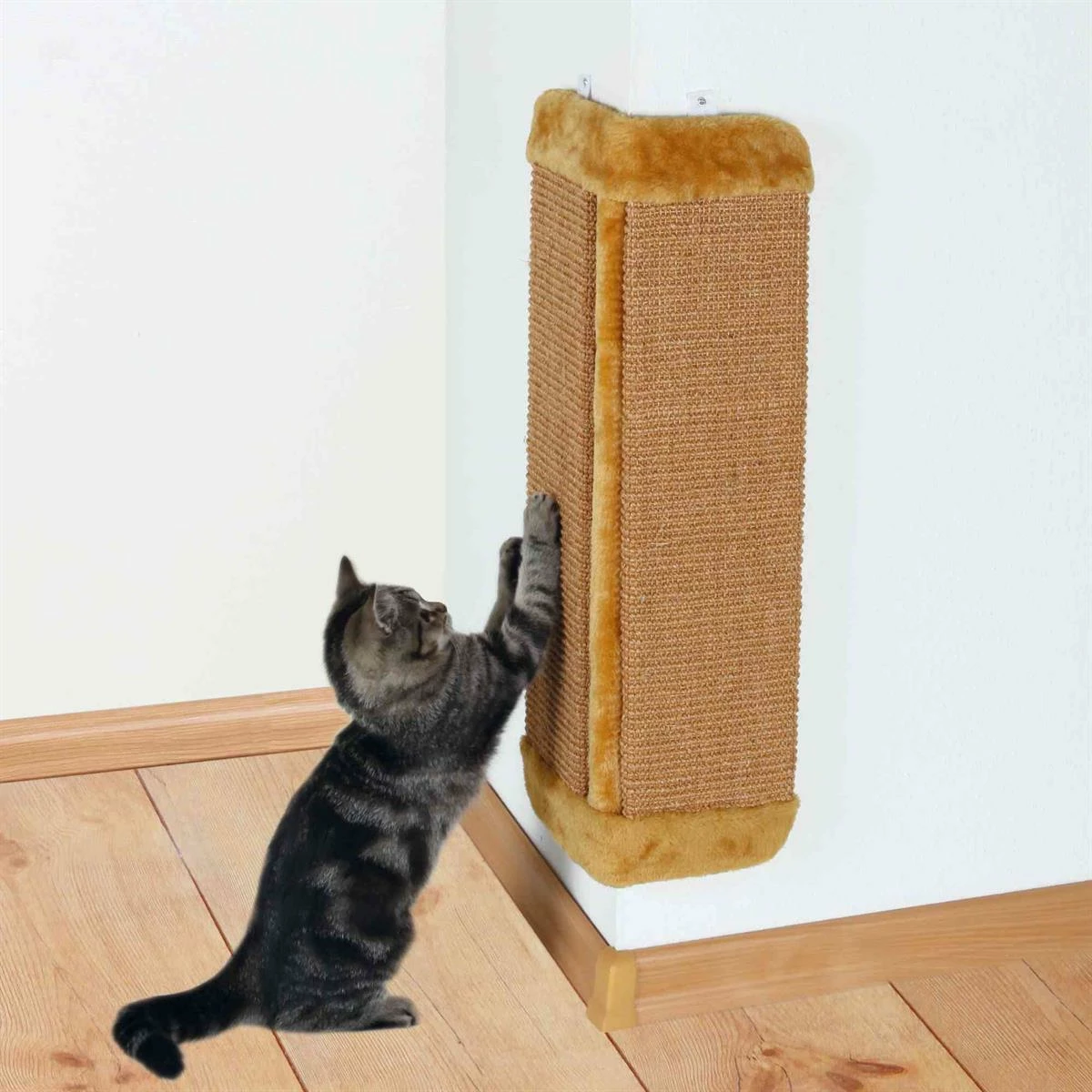 Euro Joe Scratching Board F. Corners, Sisal/plush., Catnip - Image 2