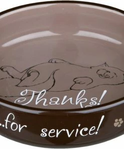 Euro Joe Thanks For Service Bowl, Flat, Ceramic