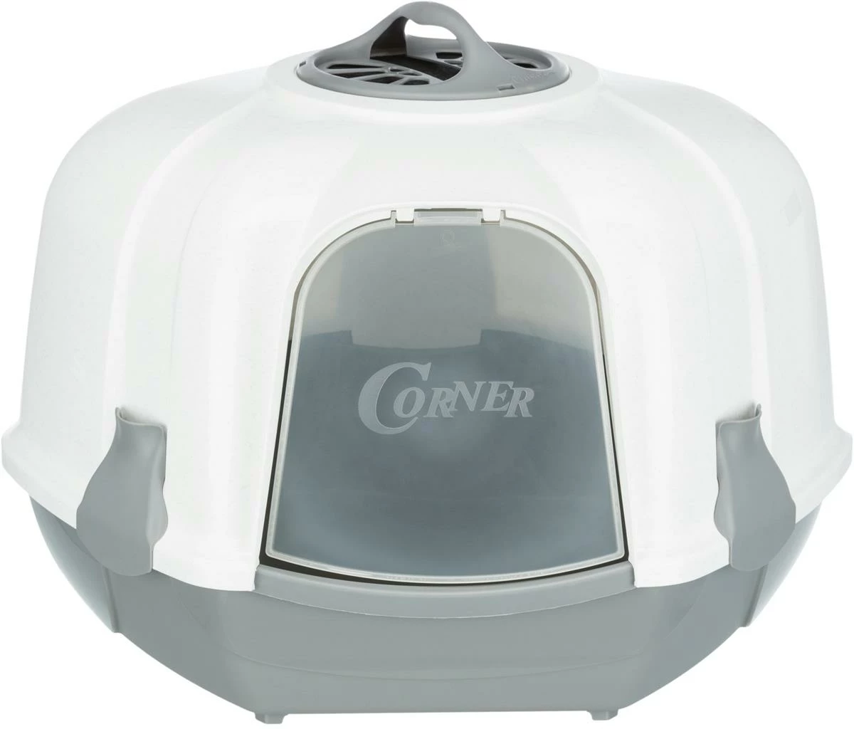 Euro Joe Maro Corner Litter Tray, With Hood - Image 2