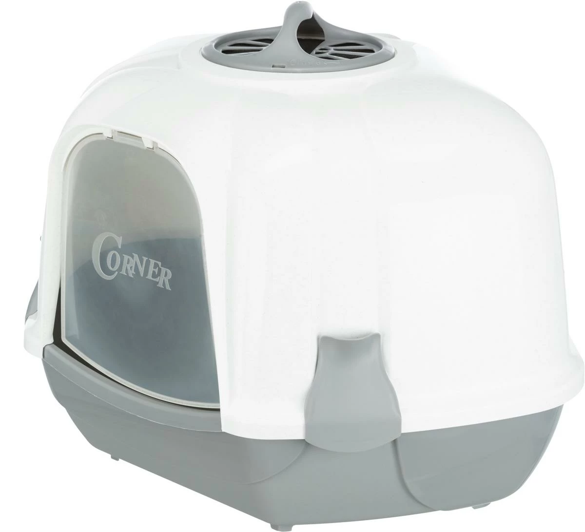 Euro Joe Maro Corner Litter Tray, With Hood - Image 5