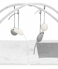 Euro Joe Junior Scratching Mat/playing Arch, Sisal Rug/plush