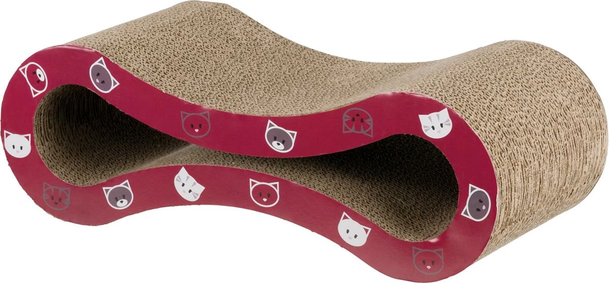 Euro Joe Mimi Scratching Wave, Cardboard, Catnip