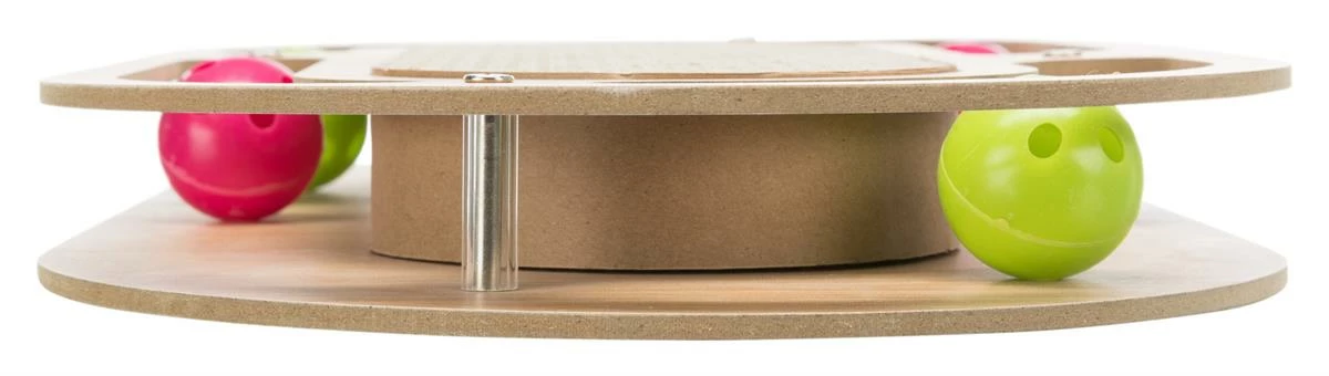 Euro Joe Scratching Cardboard With Toys, Wood, Catnip - Image 5